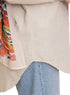 Beige Pocket Over Size Linen Shirt - Khotwh